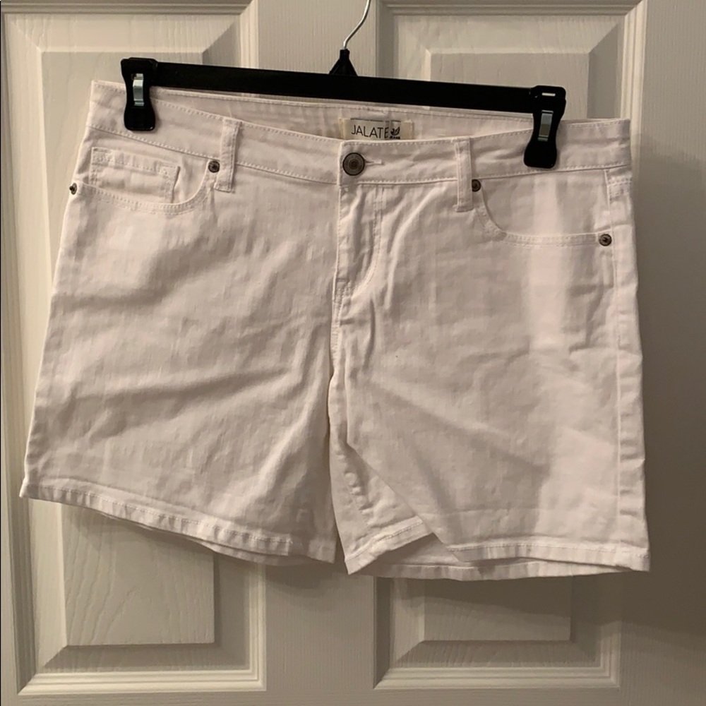 Jalete Jeans White Jean Shorts